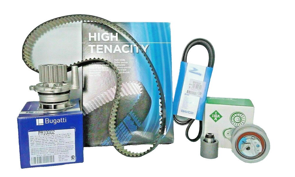 INA DISTRIBUTION KIT + WATER PUMP + BELT SERVICES FOR AUDI - A4 (8EC, B7) - 2.0