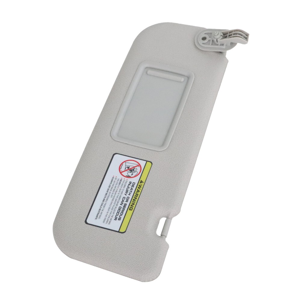 For Hyundai Veloster 2012-2015 Left Driver Side Sun Visor With Mirror Gray