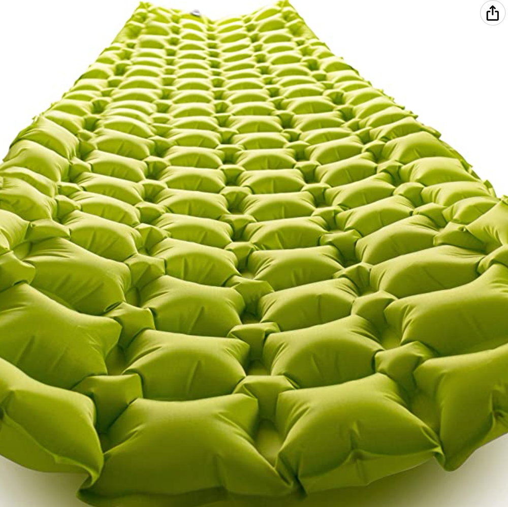 Sleeping Pad - E-Z Time Ultralight Inflatable Sleeping Pad for Camping Blue