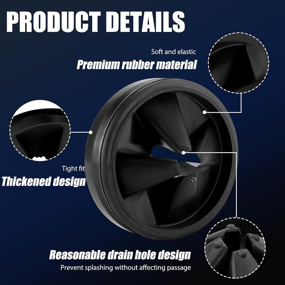 High-Performance Quiet Collar Sink Baffle 3 3/8" Replacement for InSinkErator