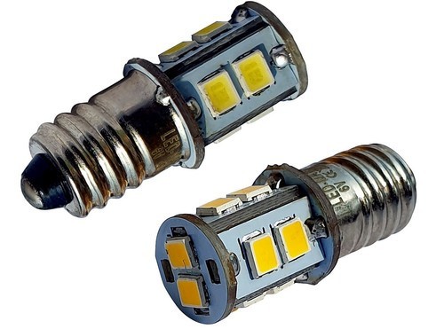 2/ 4/ 6/ 8/10/20 E10LED 6V Screw Base Warm White Replacement Bulb