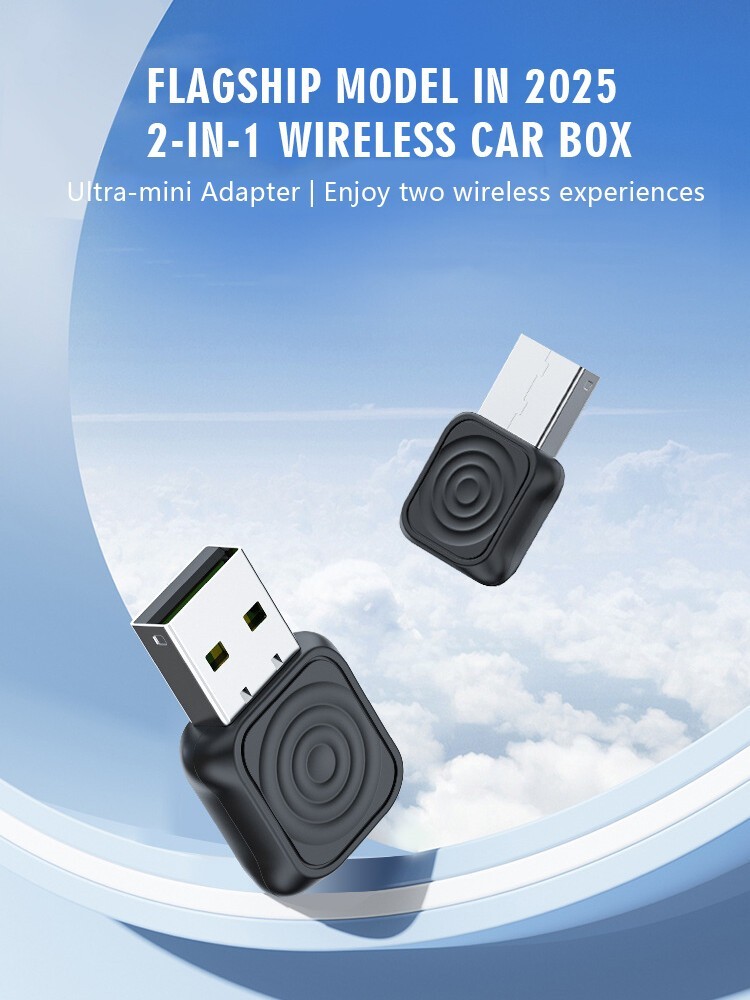 5.0 Ultra Wireless CarPlay Android Auto Adapter Auto ConnectionVK NEW
