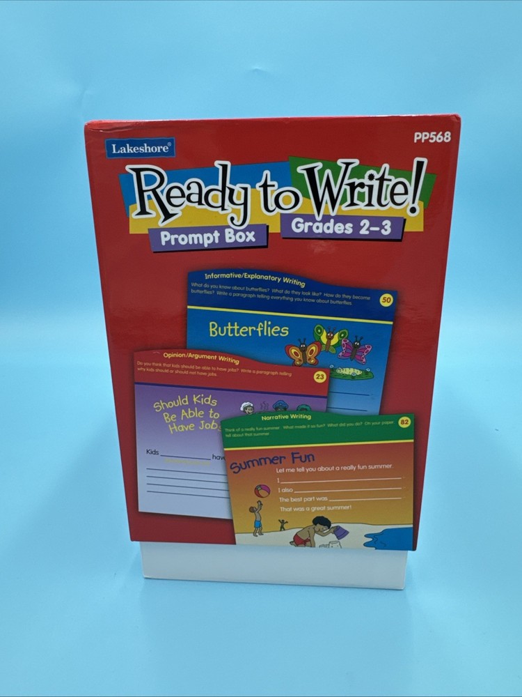 Lakeshore-Ready to Write! Prompt Box 100-Grades 2-3- PP568