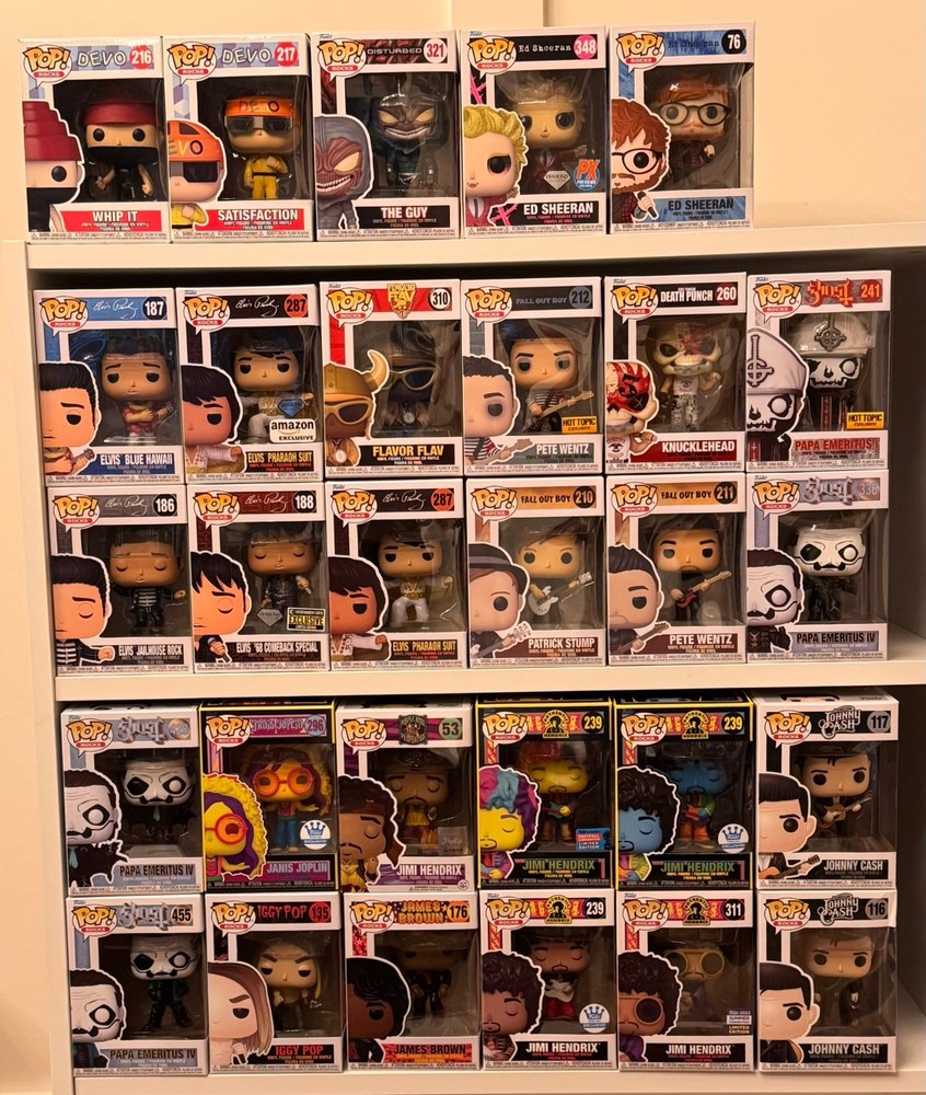 Funko POP! Rocks 75+ Different Musical Artists-Some with Multiple Variants!