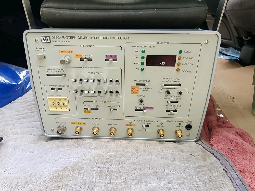 HEWLETT-PACKARD 3780A PATTERN GENERATOR/ERROR DETECTOR (OPTION 003)