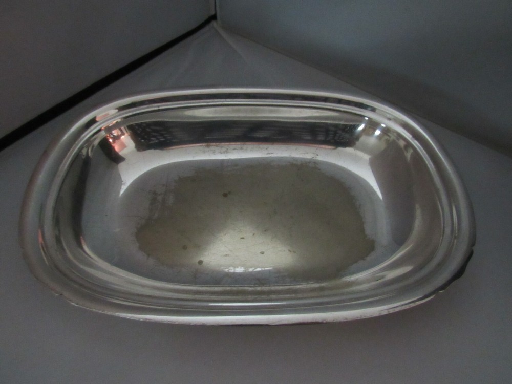 Reed and Barton Silver Plate Covered Dish – Monogrammed “B”