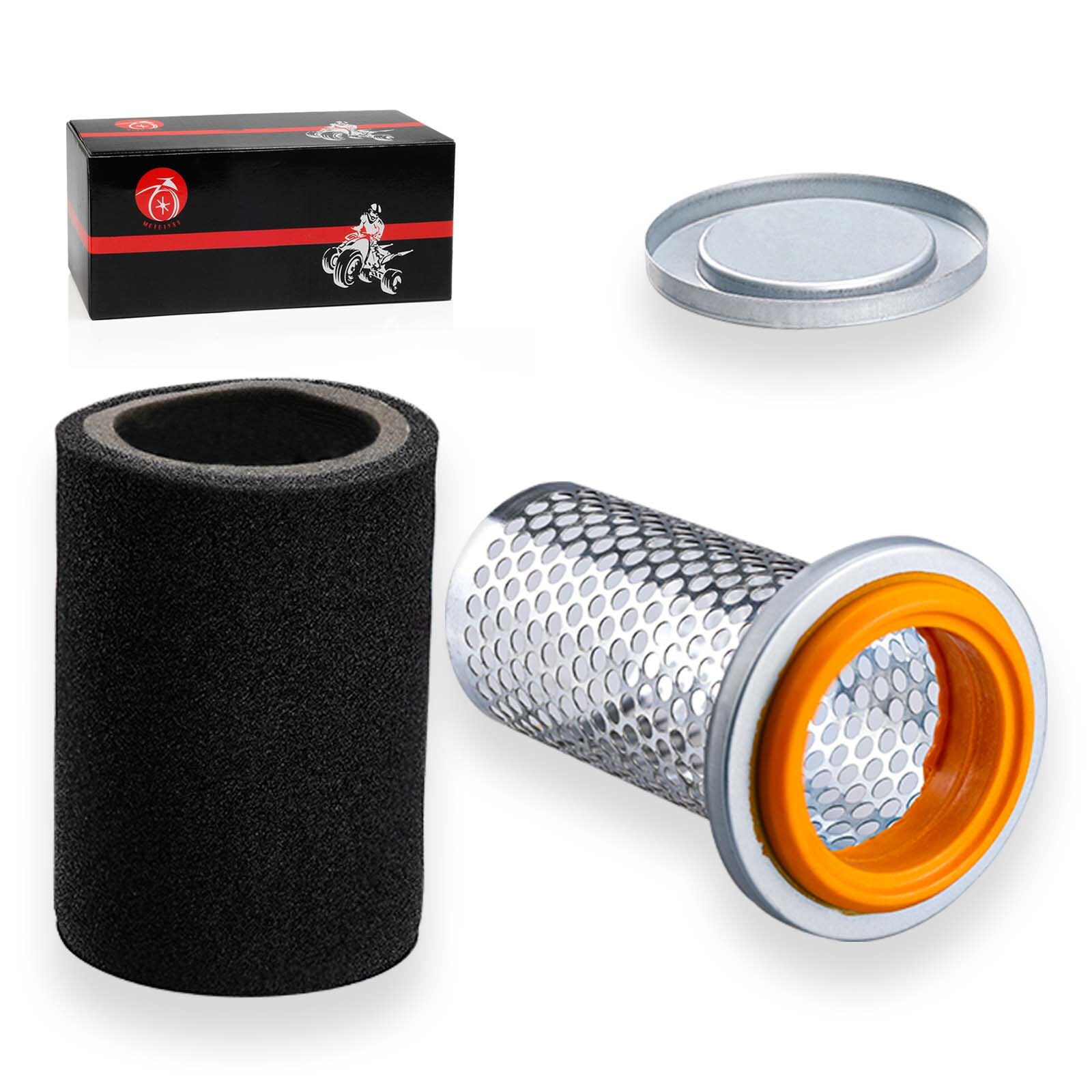 Air Filter & Guide Cage Cap Kit For Yamaha Grizzly 400 450 350 2007 2008 - 2014