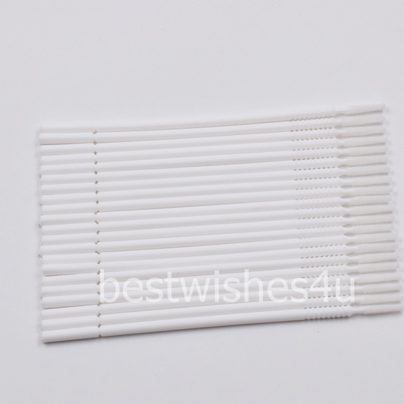 Dental Disposable Micro Brush Bendable Applicator Tips Long Cylidner Stick Shank