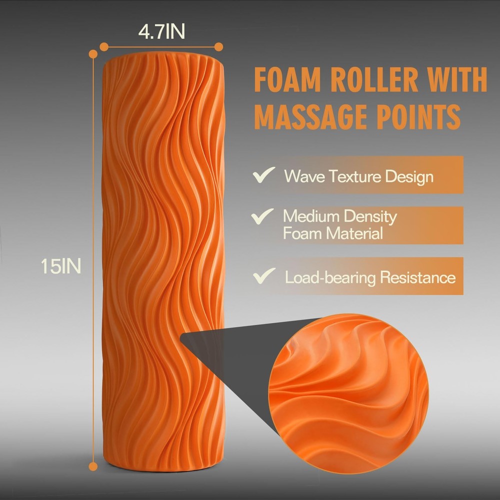Foam Roller, Trigger Point Foam Roller Massage Roller for Physical Therapy & ...