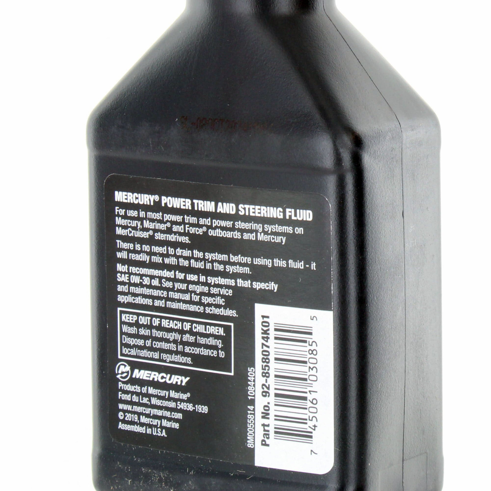 Mercury Marine Mercruiser New OEM Power Trim and Steering Fluid 8Fl oz,