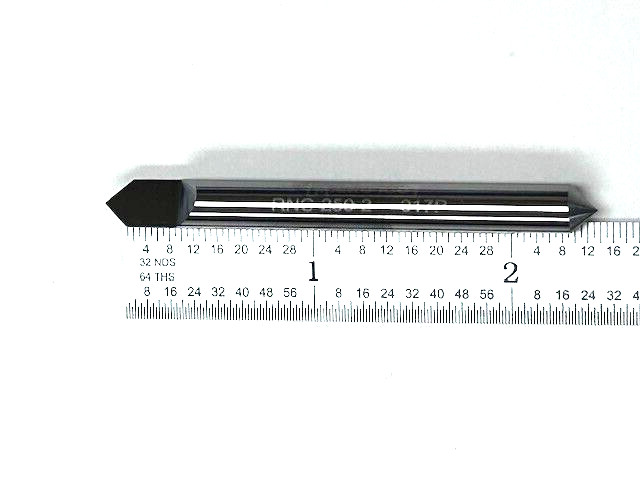 MICRO 100 RNC-250-2 SOLID CARBIDE Engraving Tool 1/4" 90 DEGREE DOUBLE END