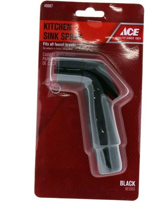 Kitchen Sink Sprayer Head Replacement Black ~ New