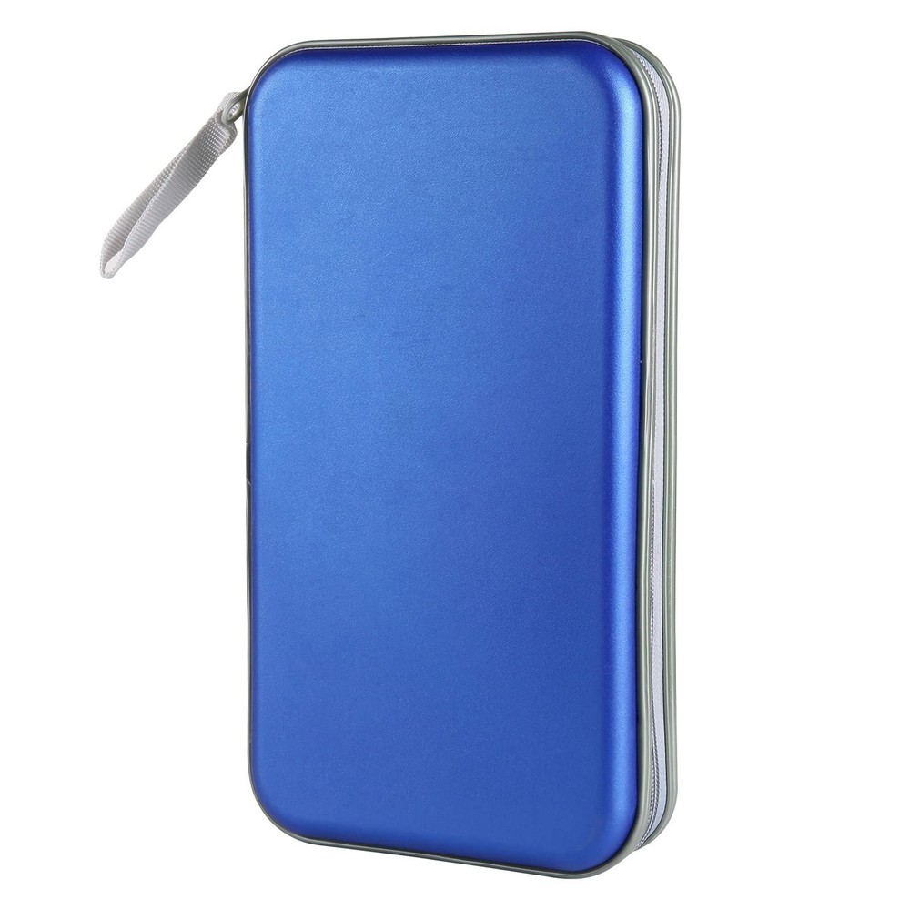 Siveit CD Case Holder, 80 Capacity CD/DVD Case Holders Wallet Hard Plastic CD...