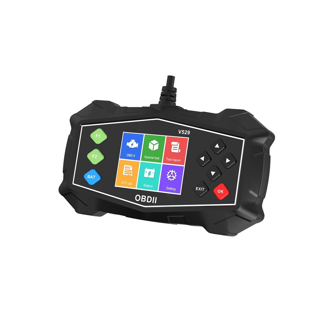 V529 OBD2 Scanner Car Diagnostic Scan Tool ABS Code Reader Battery VOLT Test