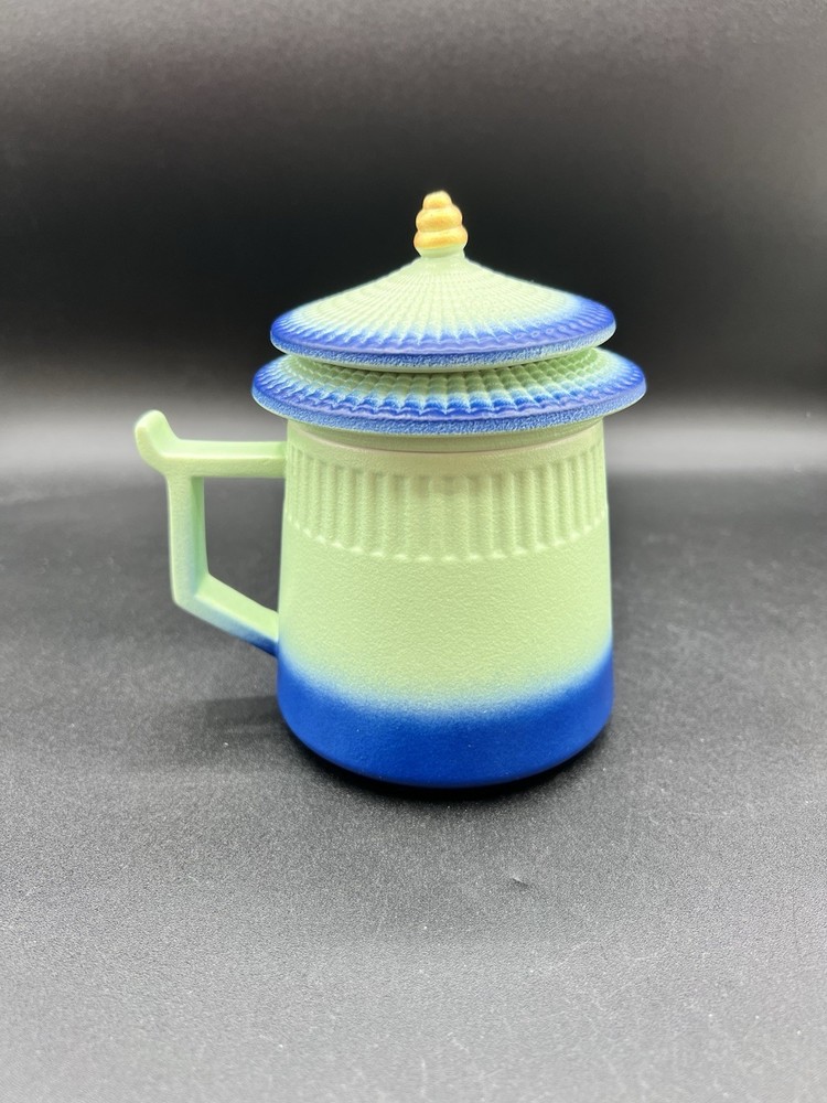 Ceramic Tea Cup With Tea Infuser, Lid, New