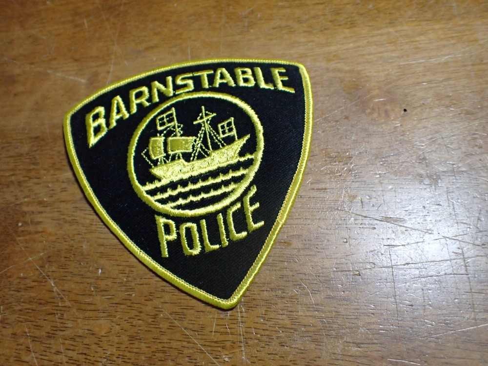 BARNSTABLE MASSACHUSETTS  UNIT   EARLY   OBSOLETE VEST PATCH BX 25 #21