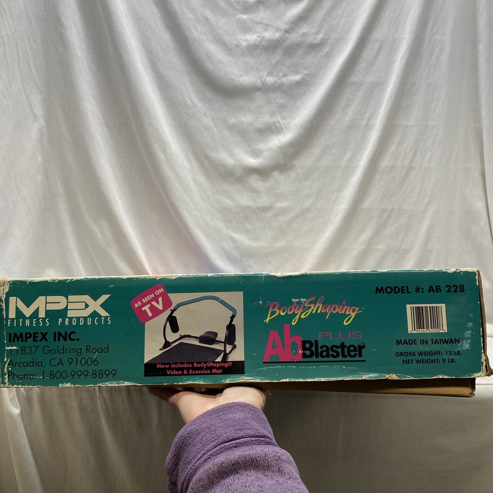 Body Shaping Ab Blaster Plus Roller Crunch by Impex Model AB228 See Description