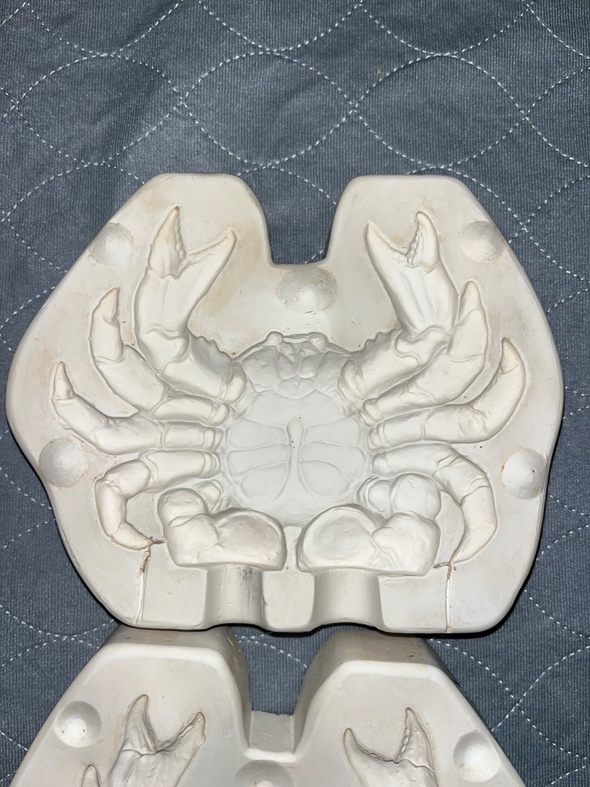 Vintage Ceramic Slip Casting Mold Of Realistic Crab Nowell’s mold 2148