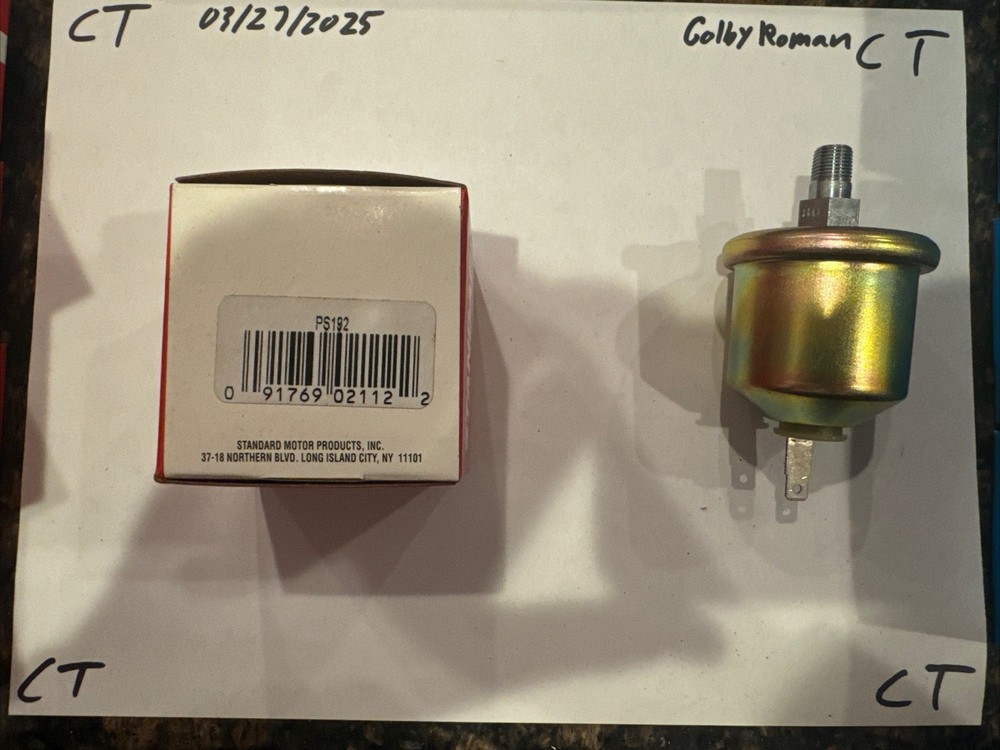 Engine Oil Pressure Switch-SOHC Standard PS-192