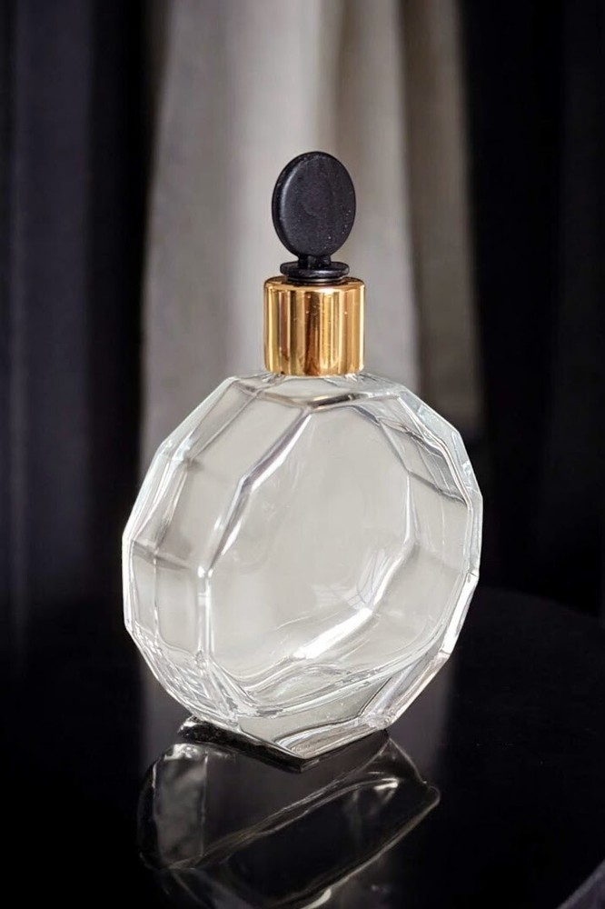 Essential Atomizer Co. Dodecagon 50ml perfume atomizer & black pump - Boxed