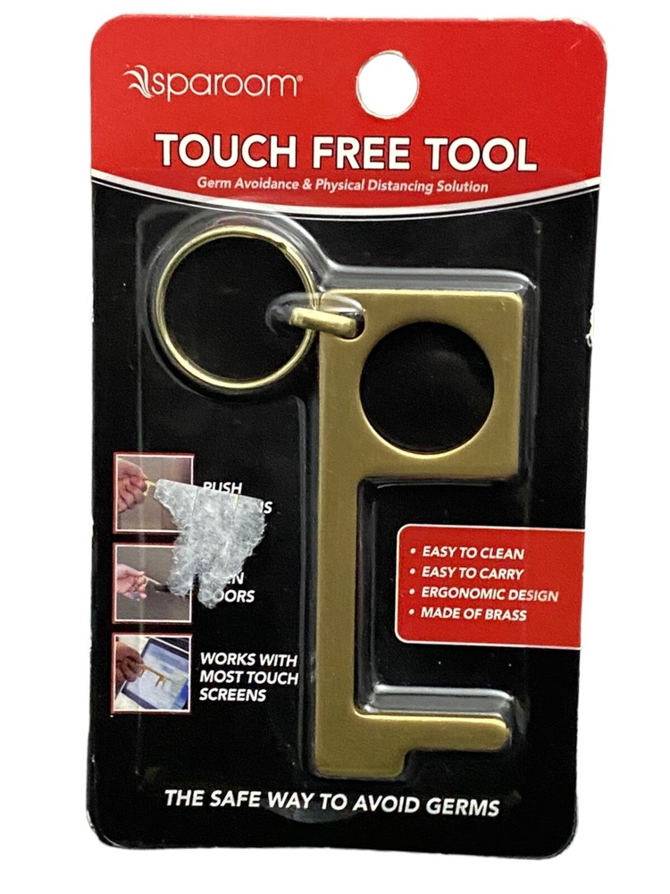 Sparoom Touch Free Brass Tool for Germ Avoidance & Physical Distancing Solution