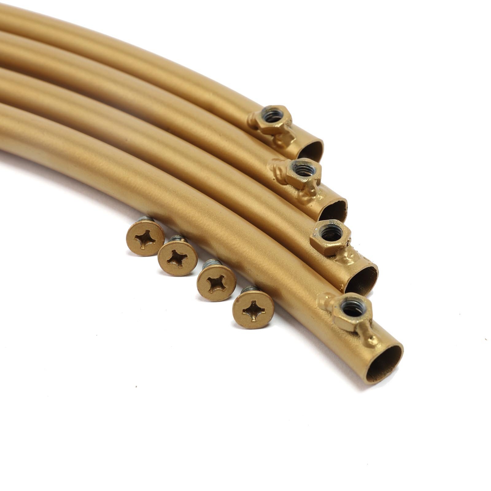 28-Inch wide Gold Metal Round Hoop Hanging Wreath Ring Wedding Party Decorations