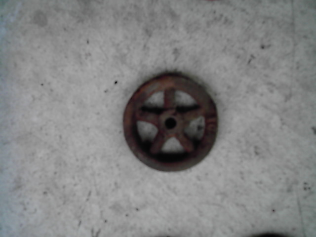 Well Pump  Compression Spout  Wheel Handle