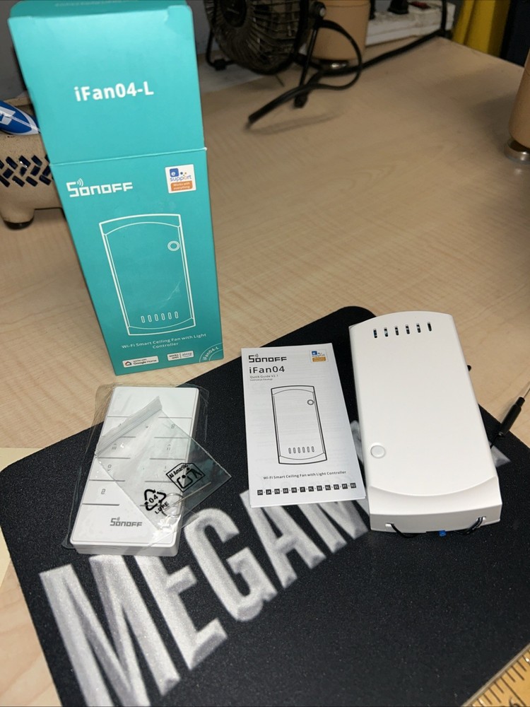 NEW iFAN04 WiFi Ceiling Fan Light Controller, APP Control & Remote Control