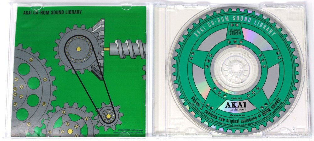 Akai Professional Sound Library Volume 3 Akai Format Sample/Sampling CD CD-ROM