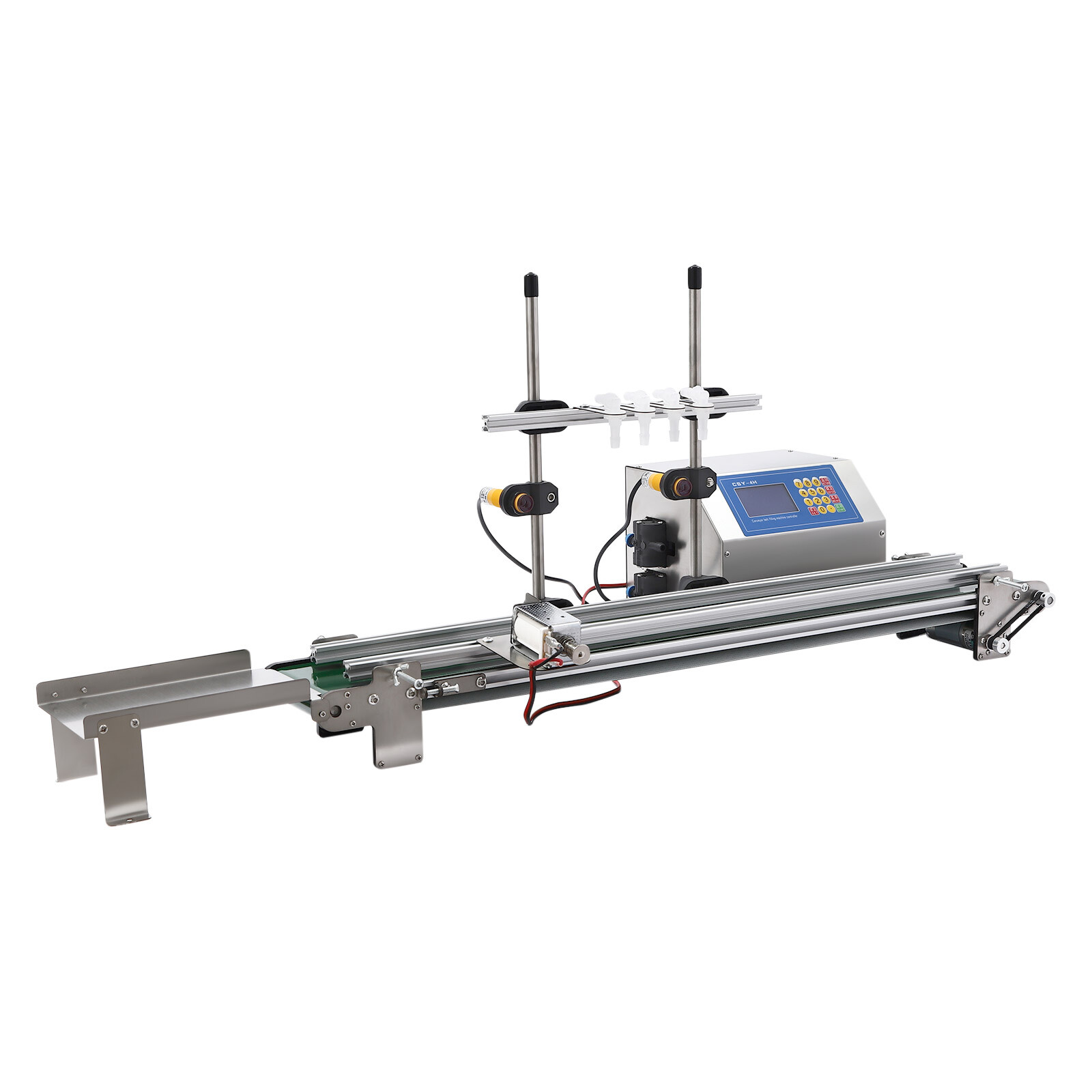 4-Head Automatic Liquid Filling Machine Mini Filling Line 10-500ml Bottle Filler