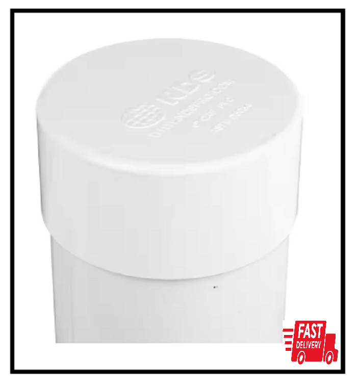 PVC S&D Cap 6 in.