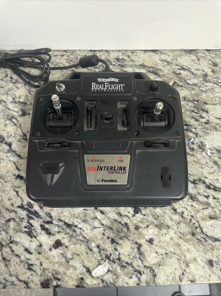 Futaba Great Planes RC Real Flight Simulator InterLink Elite Controller USB WORK