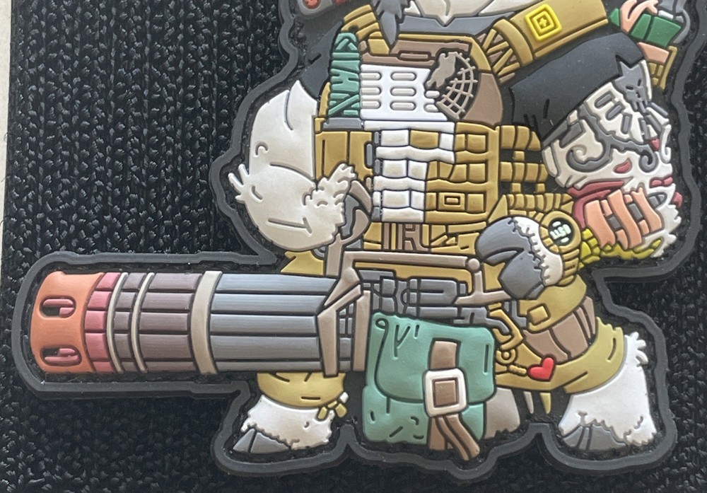 PATCHLAB GLWS TACTICAL UNICORN PATCH TAC GEAR GATLING GUN