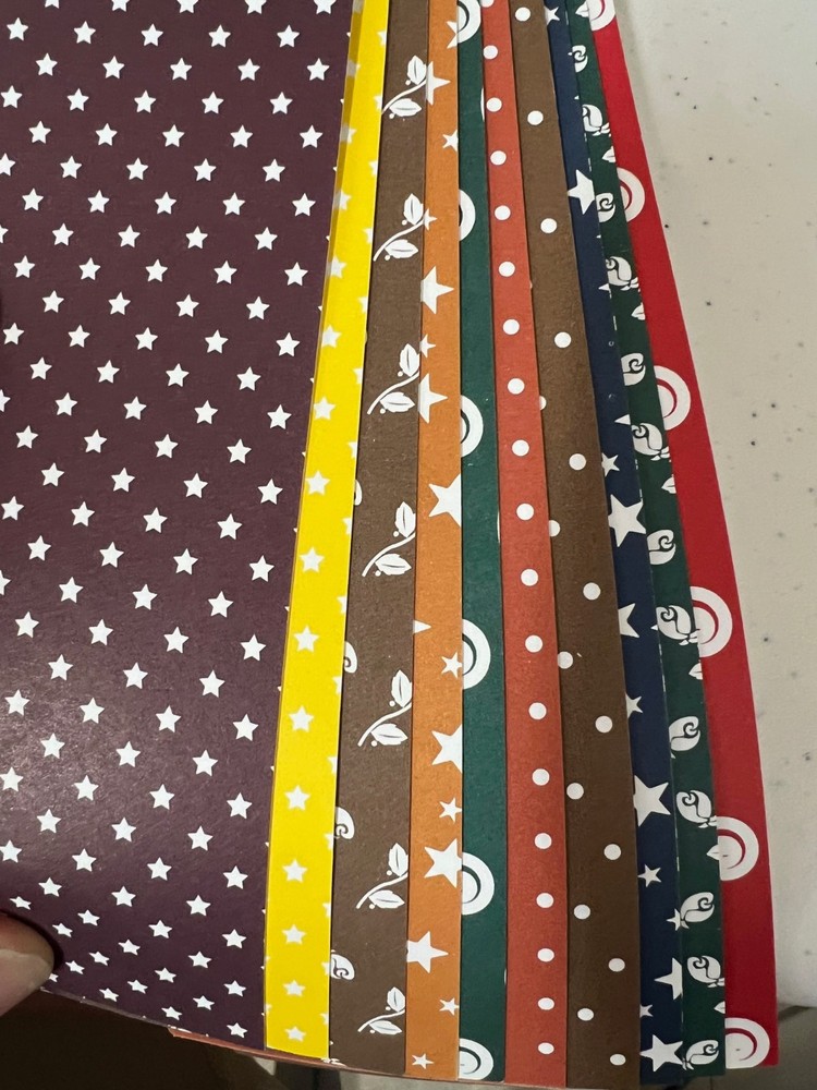 Solid & Print Border Punch Strips - 2 Booklets with 134 Sheets, 2" x 12"