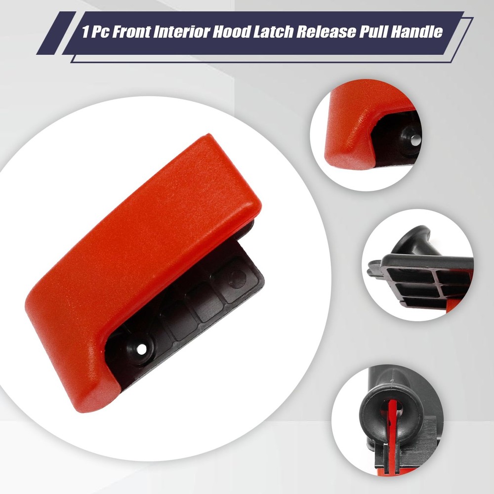 Wyrxalon Front Interior hood Latch Release Pull Handle lever under Dashboard...
