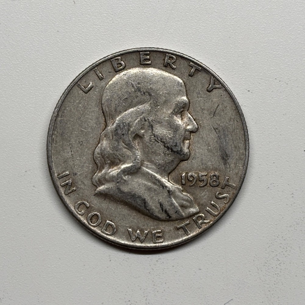 1958-D FRANKLIN HALF DOLLAR