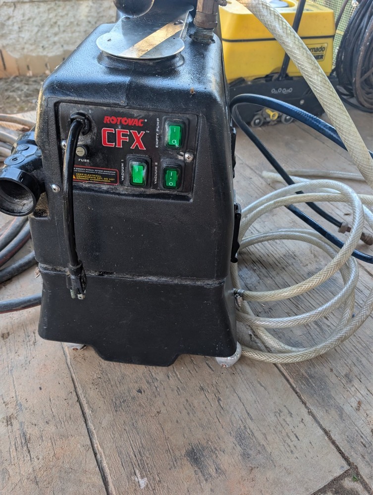 Rotovac CFX  continuous flow extractor w/ wand and hos set – automatic pump out