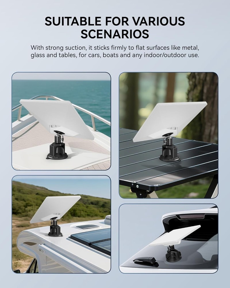 3.5X Stronger Starlink Mini Mount - Versatile Suction Cup for Windows & Roofs