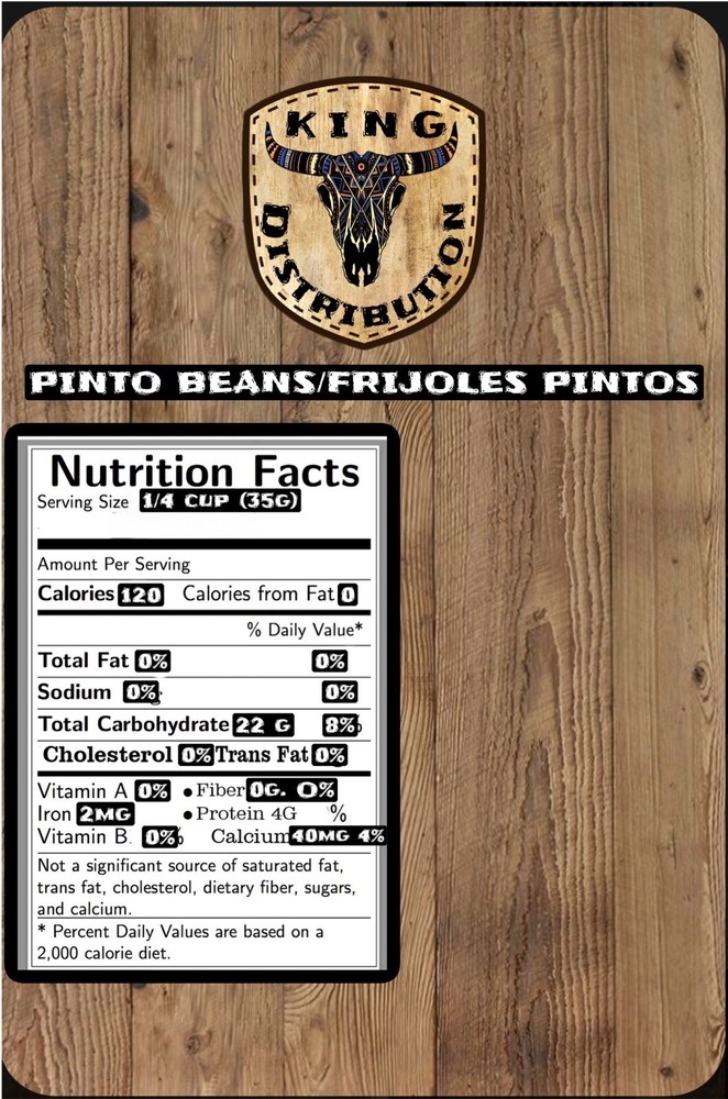 25 lbs King Distribution Pinto Beans
