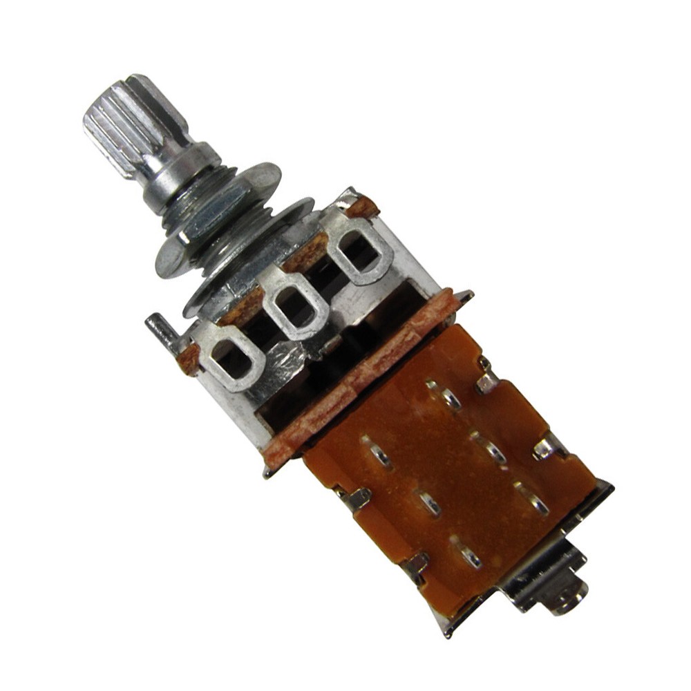 2PCS Guitar Bass A/B 250/500K Push Pull Potentiometer Pot Short Split Shaft