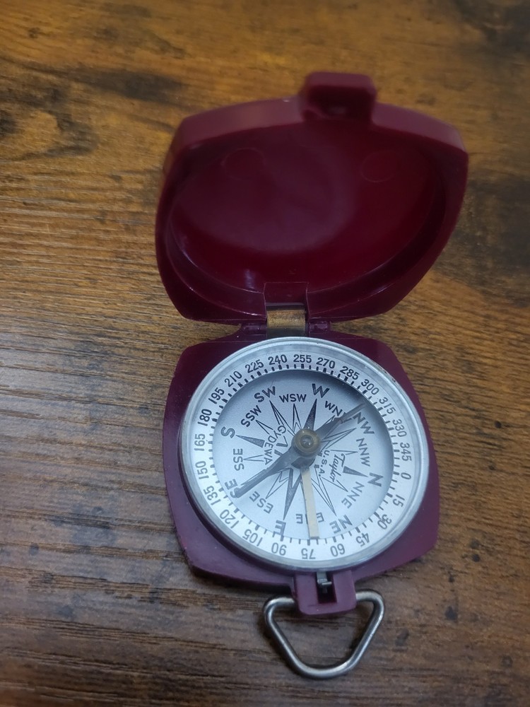 Vintage Taylor Instruments Gydeway Compass Marked USMC Marines & Named