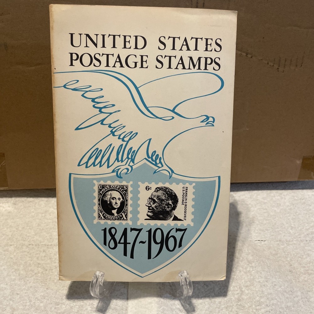 1847-1967 UNITED STATES POSTAGE STAMPS POST OFFICE POSTMASTER BOOK 276 PGS EX
