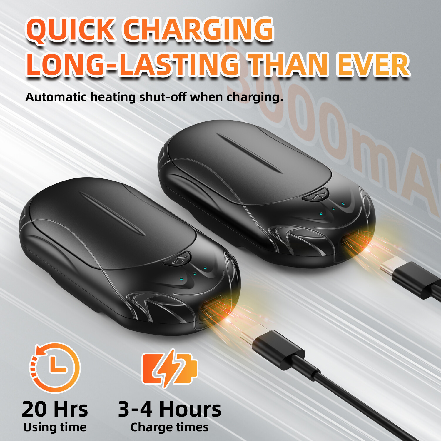 Hand Warmers Rechargeable 2 Pack, 3 Heat Levels (95–131°F) Best Gift