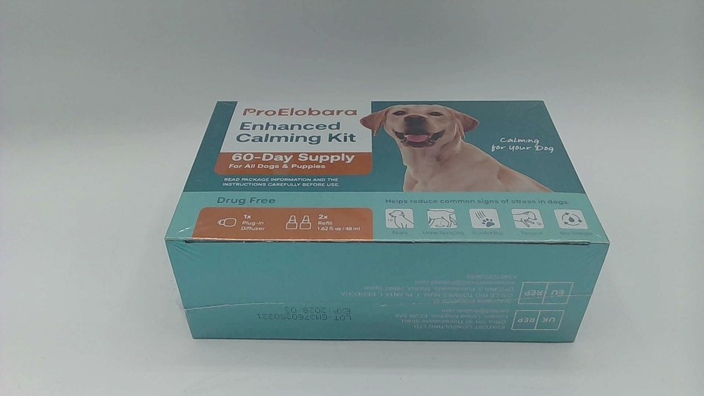 ProElobara Blue Multi-Dog Enhanced Calming Pheromone Diffuser Kit 60 Day Supply
