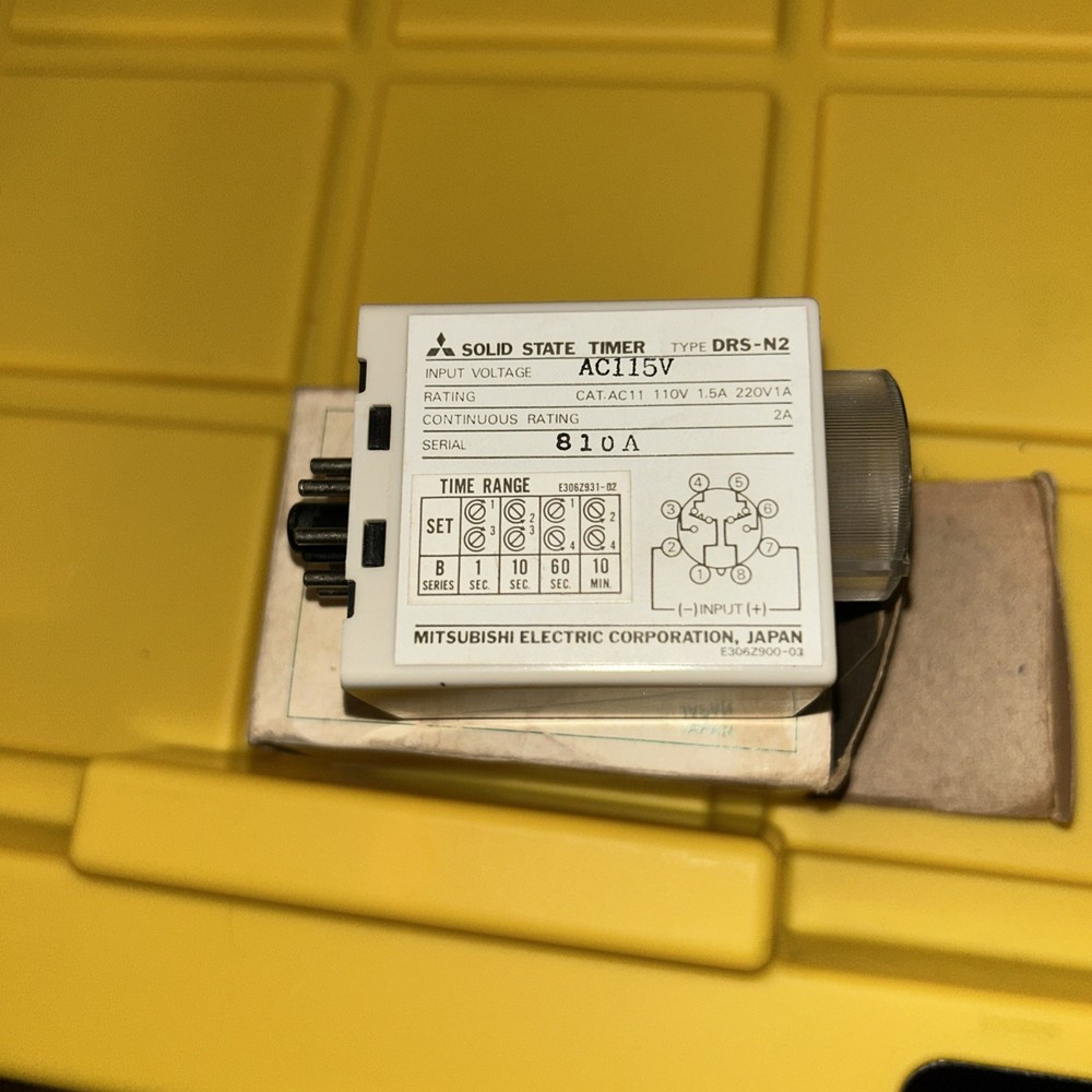 Mitsubishi Solid State Timer Type DRS-N 2B Control Volts AC115V