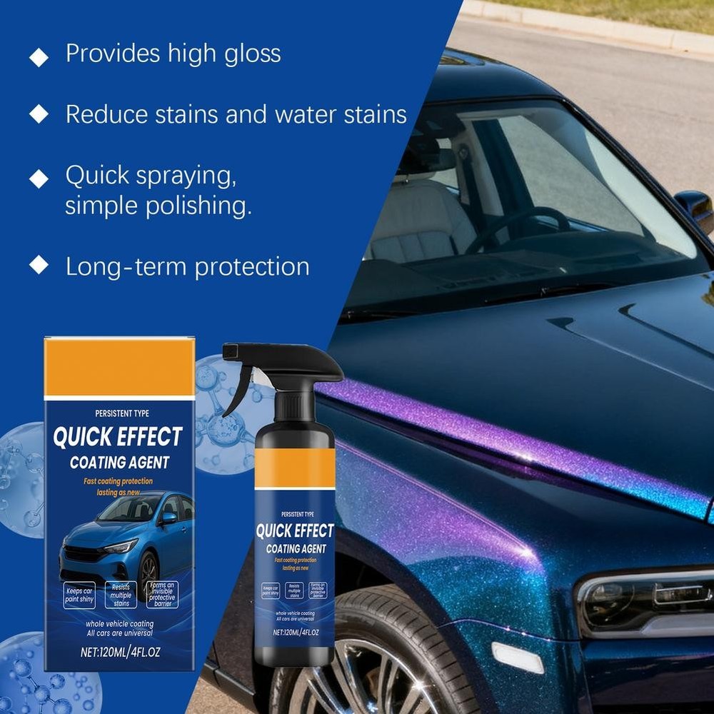 2026 New Car Coating Spray,3 in1 Multi-functional Quick Effect Coating Agent US