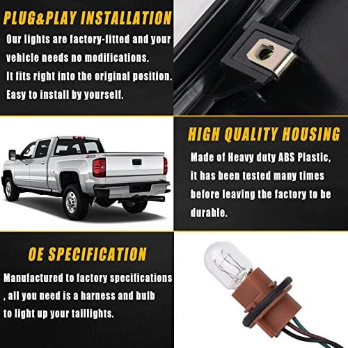 Tail Light Assembly Compatible With 2014-2018 Chevy 16-18 Left Driver Side