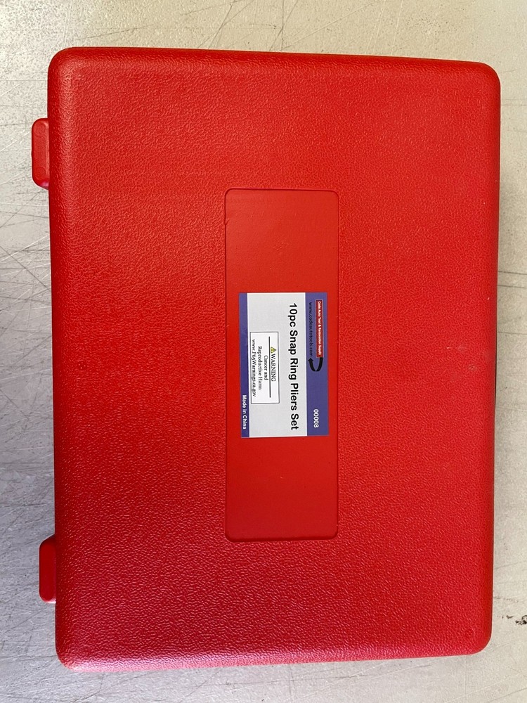 10Pc Snap Ring Pliers Set