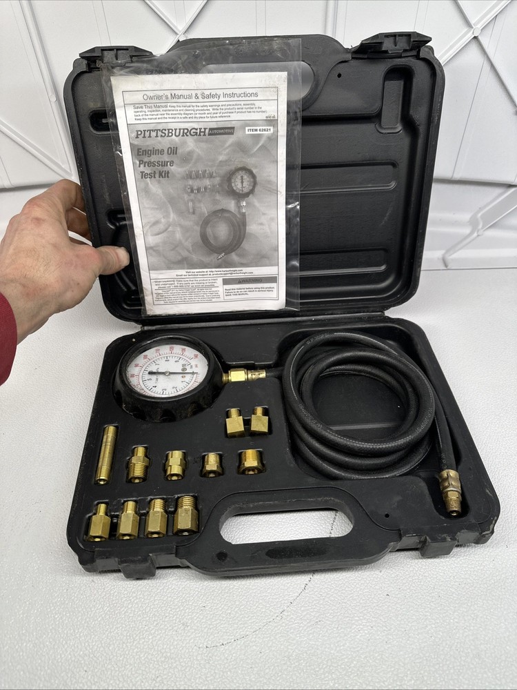 Pittsburgh Engine Oil Pressure Test Kit