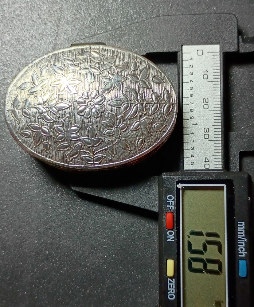 Victorian Sterling Silver Oval Container